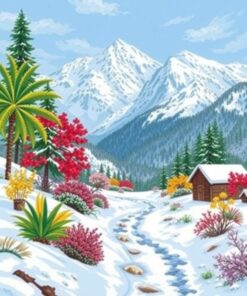 Mountain Harvest Paint Numbers