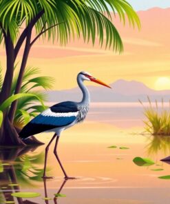 Wetland Oasis Paint Numbers