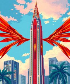 Scarlet Wings Paint Numbers