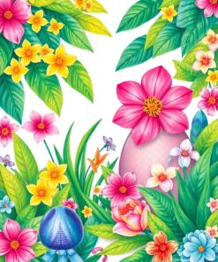 Springtime Cartography Paint Numbers