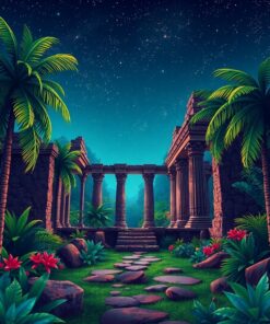 Temple Ruins Paint Numbers