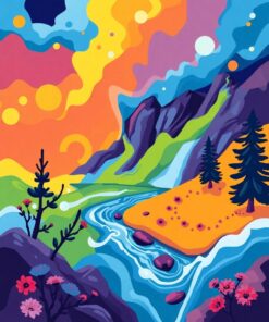 Stone Blooms Paint Numbers