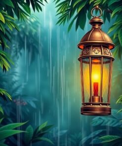 Brass Lantern Paint Numbers