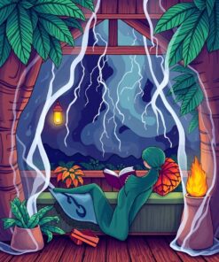 Reading Nook Paint Numbers