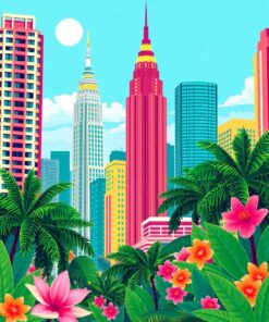 Skyline Flora Paint Numbers