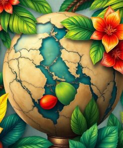 Tropical Study Antique Sphere Paint By Numbers