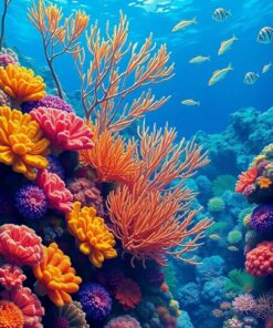 Coral Garden Paint Numbers