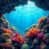 Tropical Submerged Coral Garden Paint By Numbers