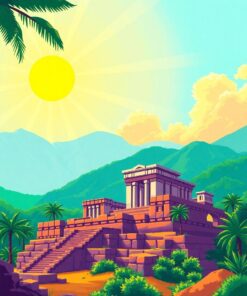 Temple Ruins Paint Numbers