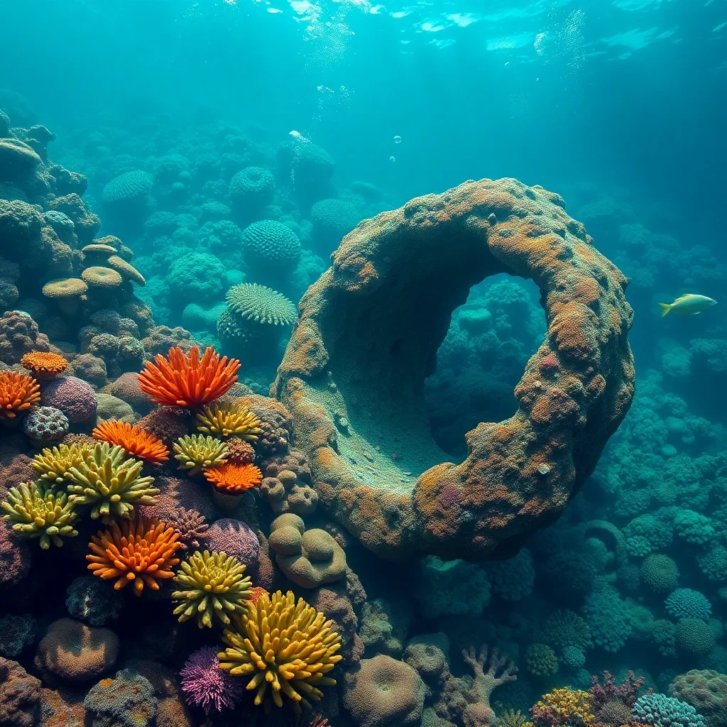 completed artwork display Tropical Sunken Reef Relic paint by numbers