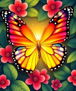 Butterfly Wings Paint Numbers