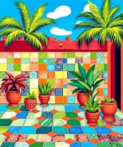 Byzantine Tiles Paint Numbers