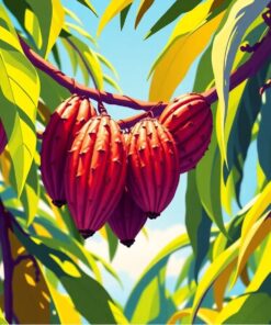 Cocoa Pods Paint Numbers