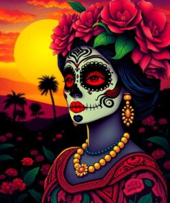 Catrina Portrait Paint Numbers