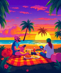 Gamer Picnic Paint Numbers