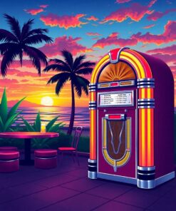 Jukebox Serenade Paint Numbers