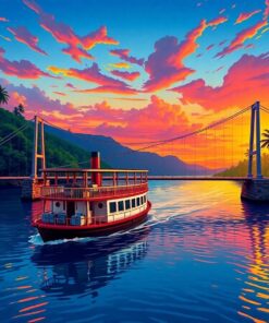 Steamboat Crossing Paint Numbers