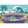 Tropical Surf Rock Diner Paint By Numbers