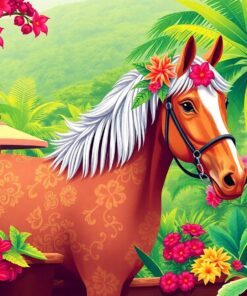 Terrace Horse Paint Numbers