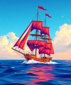 Sailing Ship Paint Numbers