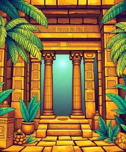 Hieroglyph Relics Paint Numbers