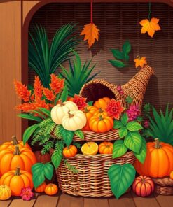 Wicker Display Paint Numbers