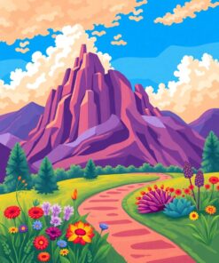 Meets Driftwood Paint Numbers