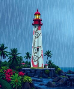 Amidst Rain Paint Numbers