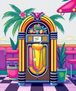 Diner Shake Paint Numbers