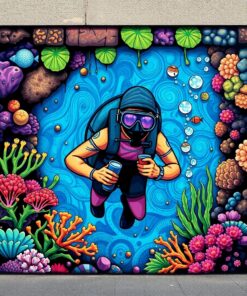 Coral Diver Paint Numbers