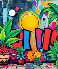 Disco Mural Paint Numbers