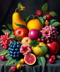 Baroque Fruits Paint Numbers