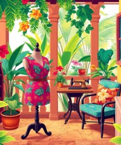 Dress Form Paint Numbers