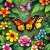 Butterfly Garden Paint Numbers