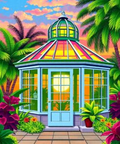 Cupola Sunrise Paint Numbers