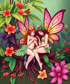 Root Nymphs Paint Numbers