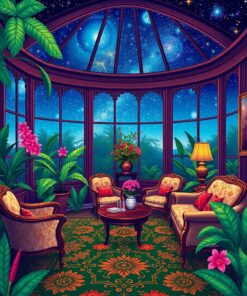 Stargazing Room Paint Numbers