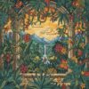 Tropical Vines Antique Fresco Paint By Numbers