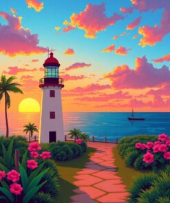 Beacon Sunset Paint Numbers