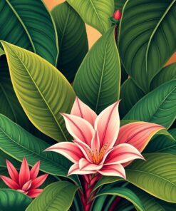 Vintage Calathea Paint Numbers