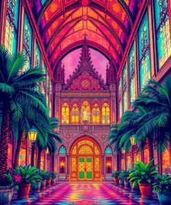 Glass Glow Paint Numbers