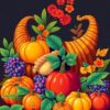 Harvest Cornucopia Paint Numbers