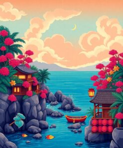 Japanese Coast Paint Numbers