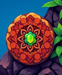 Stone Amulet Paint Numbers