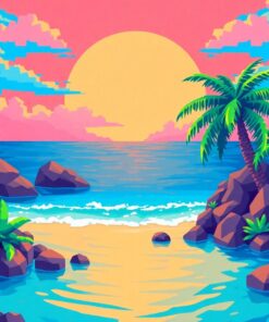 Ocean Horizon Paint Numbers