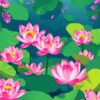 Garden Lotus Paint Numbers