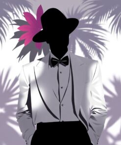 Tuxedo Shadows Paint Numbers