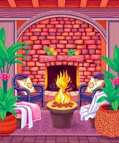 Hearth Retreat Paint Numbers