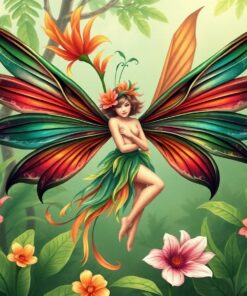 Forest Nymph Paint Numbers