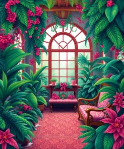 Fern Room Paint Numbers